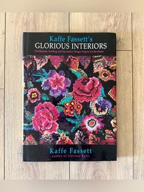 Vintage Kaffe Fassett’s Glorious Interiors Hardcover Design Fiber Arts Book 1995